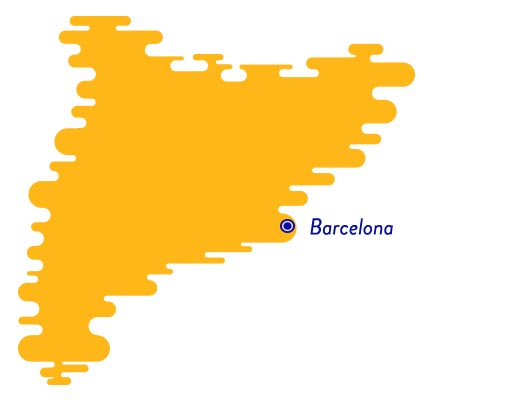 Barcelona map